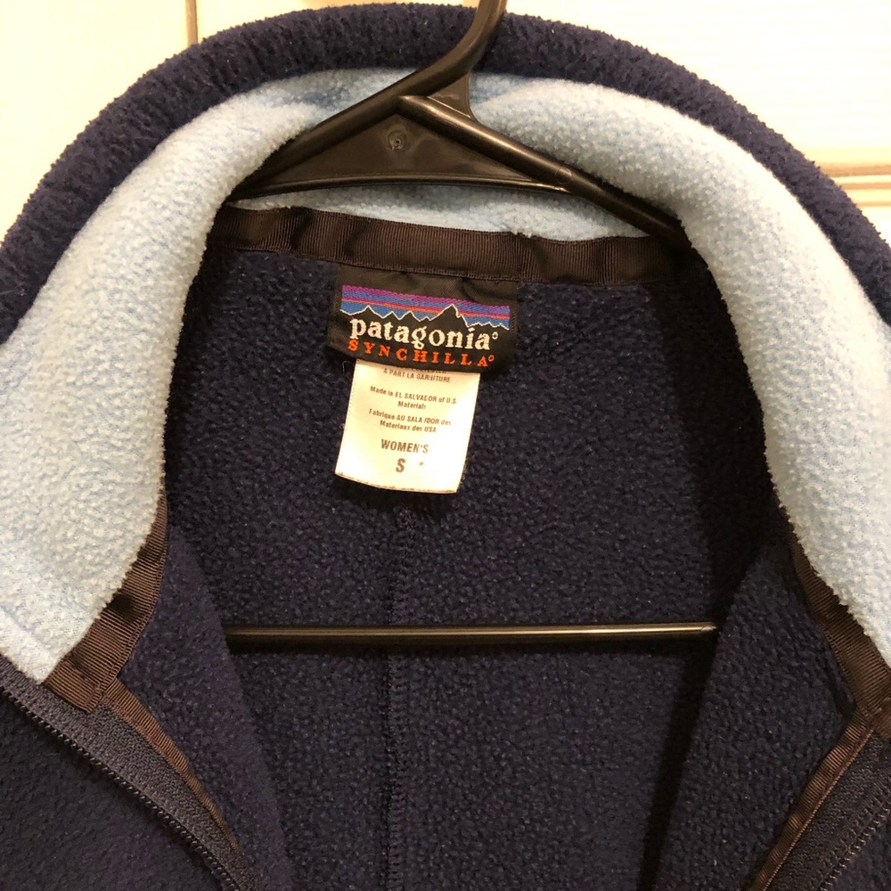 Patagonia blue vest